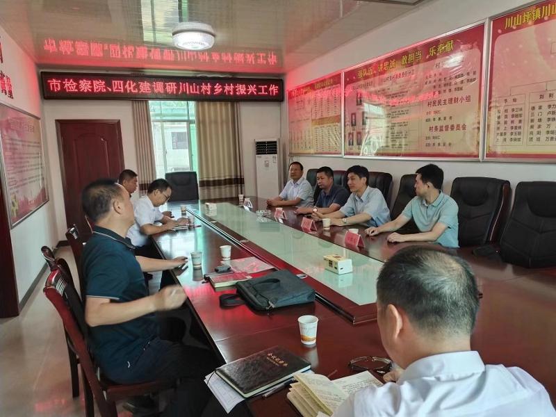 張勇到汩羅市川山坪鎮(zhèn)川山村調研鄉(xiāng)村振興工作