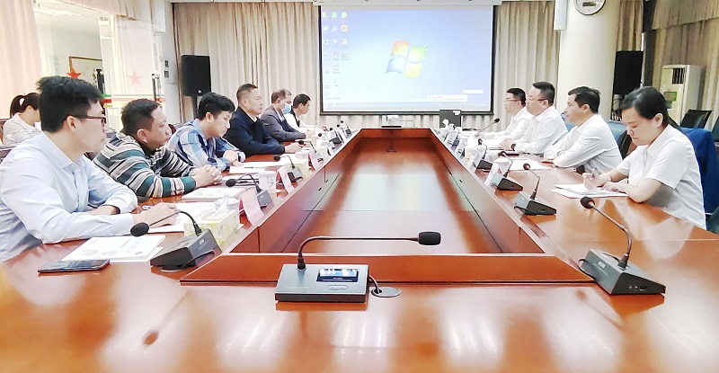 周耀華拜訪?？谑旋埲A區區長王曉龍、美蘭區區長吳升嬌