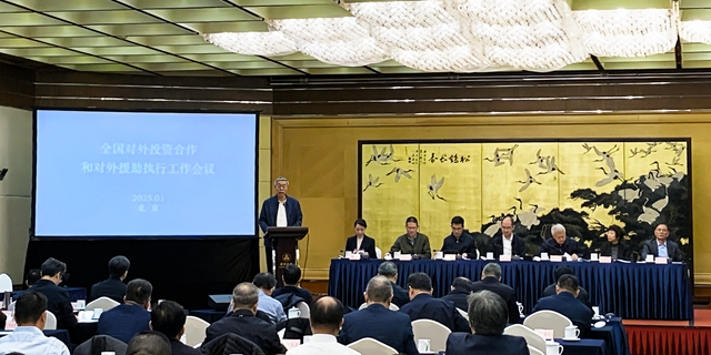 中國化學在全國對外投資合作和對外援助工作會議上代表中央企業(yè)作專題發(fā)言