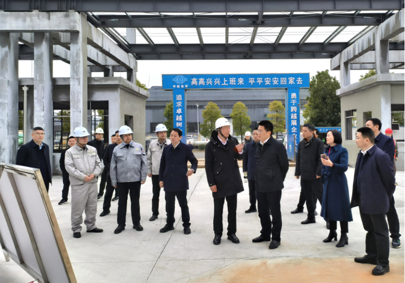 肖湘暉到建筑工程公司科倫、湘盛福諾項目調研